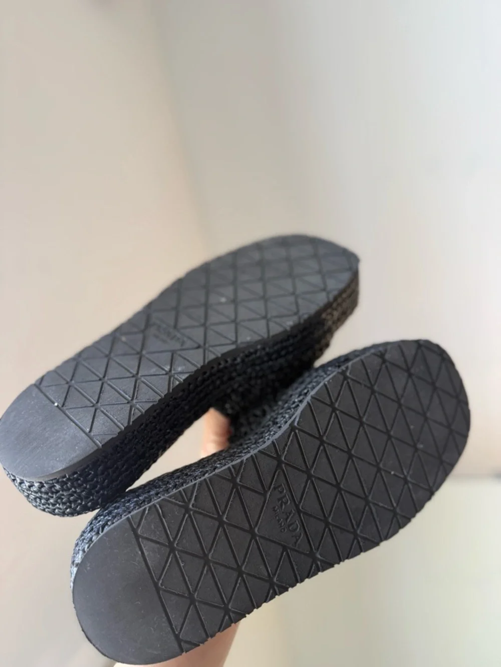 PRADA Logo espadrille slides 36 $1,150 - Picture 12 of 14
